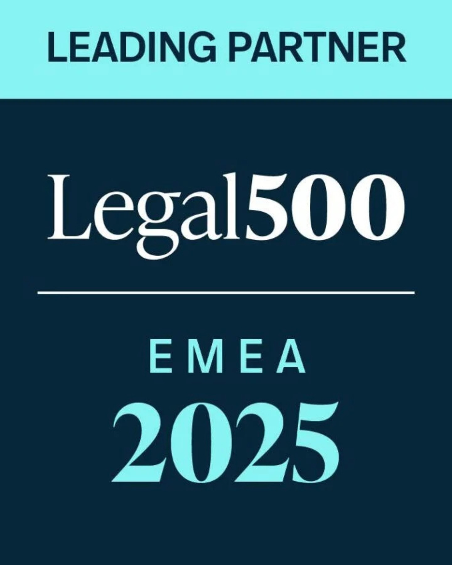 Legal 500 Leading Partner EMEA